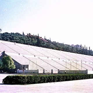 Ancient Panathenaic Stadium in Athens.
