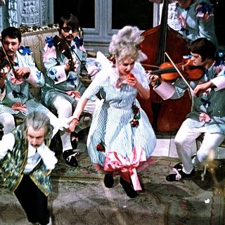Vintage dance party with live orchestra.