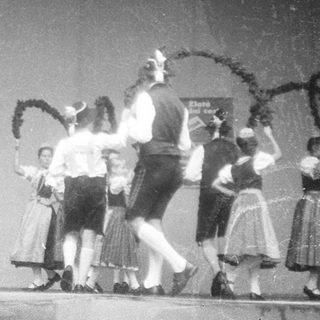 Traditional folk dance performance with regional costumes.