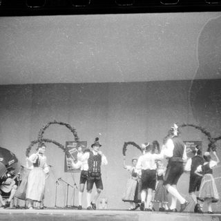 Traditional folk dance performance with regional costumes.