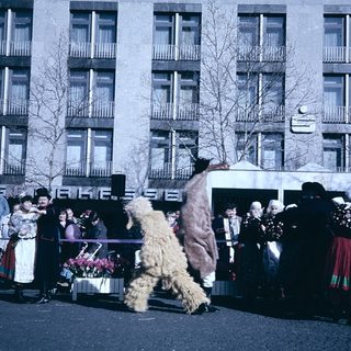 Traditional folk festival with costumed performers.