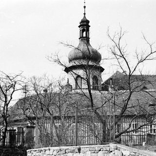 Historic building with distinctive onion dome.