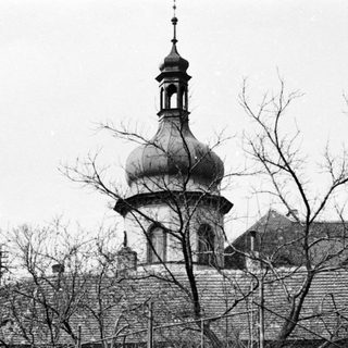 Historic building with distinctive onion dome.