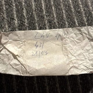 Wrapped item labeled "LAV-Split 431 21/09".