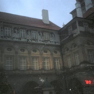 Historic building facade with ornate architectural details.