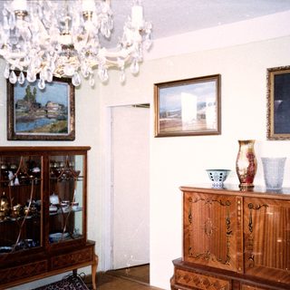 Elegant vintage room with antique furniture and decorative art.