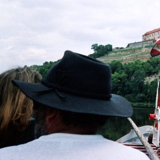 Boat tour with historic castle and church.