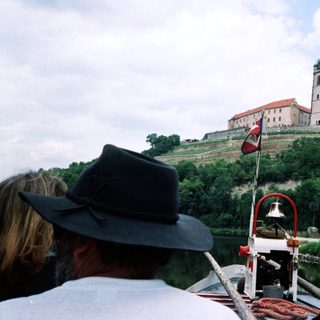 Boat tour with historic castle and church.