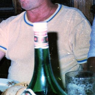 Two men dining together at a restaurant.