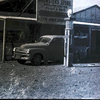Vintage gas station and general store.