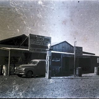 Vintage gas station and general store.