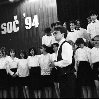 School choir performance in 1994.