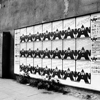 Election campaign posters for candidate "Anatoli Kankov" displayed.