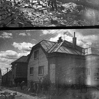 Destruction and aftermath of a damaged house.