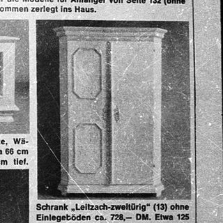 Vintage furniture catalog from Kiefernhövel, 1970s.