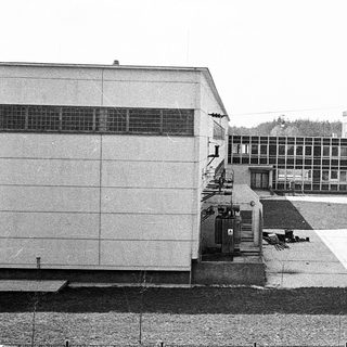 Industrial or institutional building complex.