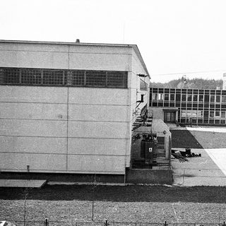 Industrial or institutional building complex.