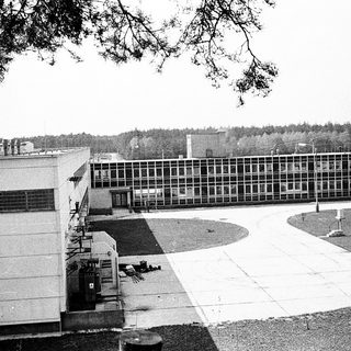 Industrial or institutional building complex.