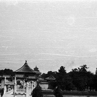 Traditional Chinese architecture with classic tiled roofs.