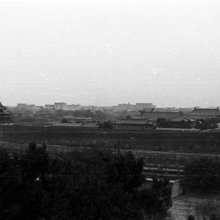 Historic Forbidden City with traditional Chinese architecture.
