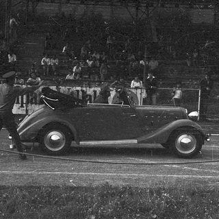 Classic car race or exhibition event.