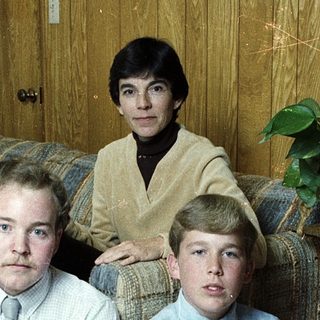 Family portrait from the 1970s or 1980s.