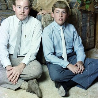 Family portrait from the 1970s or 1980s.