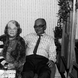 Family gathering indoors during a meal.