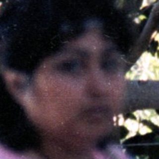 Woman carrying items, child sitting near cactus.