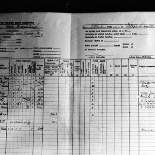 School attendance register form with student names and dates.