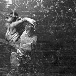 Here's a brief summary of the image: A person appears to be falling or sliding downwards.