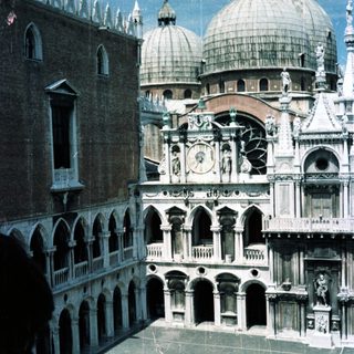 St. Mark's Square and Basilica in Venice, Italy.