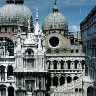 St. Mark's Basilica and square in Venice, Italy.