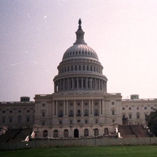 The United States Capitol building is shown in this image.