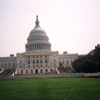 The United States Capitol Building is shown in this image.