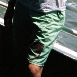 Person on a ferry with a New York City skyline view.