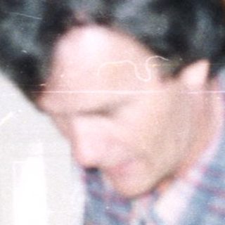 Couple and dog near table with food and plants.