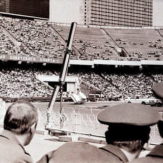 Olympic opening ceremony, 1972 Munich stadium.