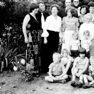Family group photo from the 1970s–1980s.