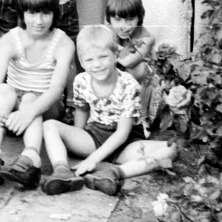 Family group photo from the 1970s–1980s.