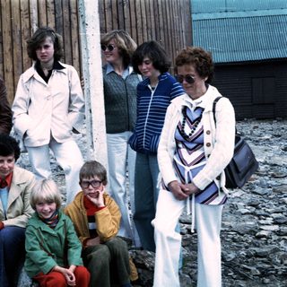 Family group photo from the 1970s or 1980s.