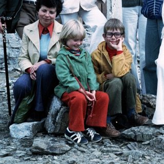 Family group photo from the late 1970s or early 1980s.