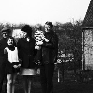 Family group photo from the 1960s-1970s era.