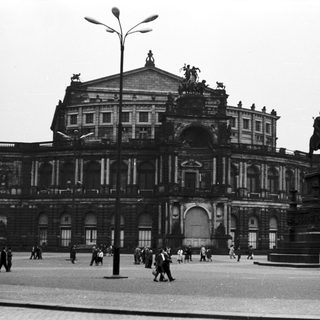 Grand historic opera house with classical architecture.