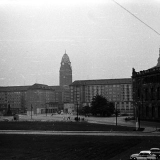Historic train station with clock tower.