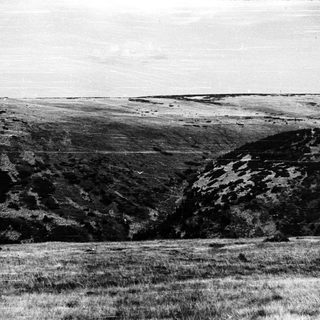 Rural landscape with dry hills and valley.