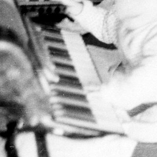 Child playing piano in decorated room with nature motifs.