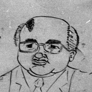 Satirical poster depicting Soviet leader with regions breaking away.