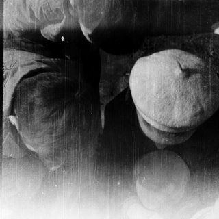 Stack of round, textured onions on reflective surface.