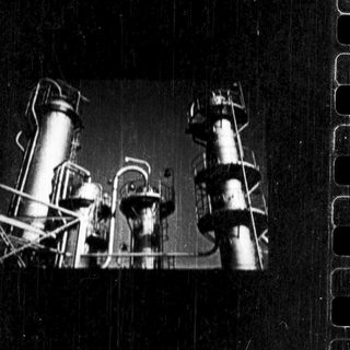 Industrial machinery and piping setup.
